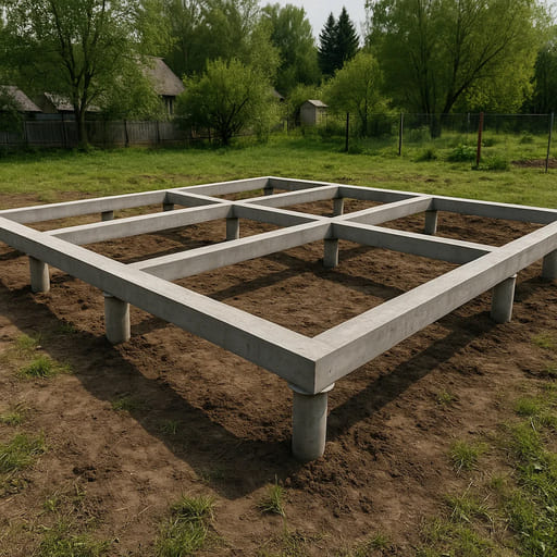 СРФ на ЖБ сваях 8×10