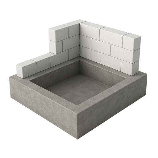 фундамент для дома из пеноблока в Туле